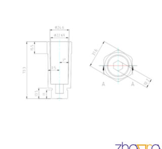 Montažno ispitni čep 1/2"